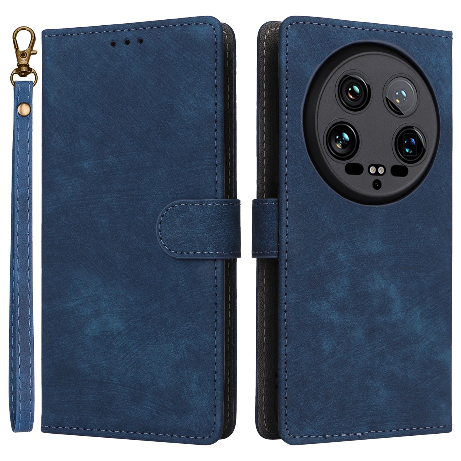For Xiaomi 14 Ultra Phone Case with Hand Strap PU Leather RFID Blocking Wallet Cover For Xiaomi 14 Ultra Phone Case with Hand Strap PU Leather RFID Blocking Wallet Cover
